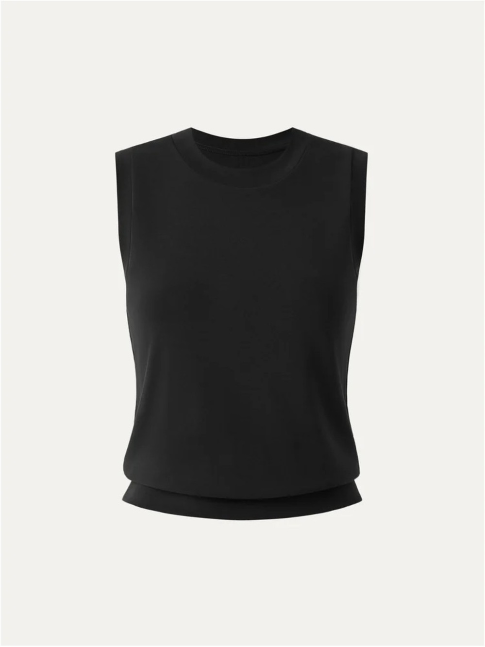 NWT OGL Sandwashed Crew Neck Top in black in XL
